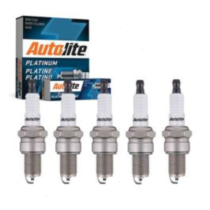 5 pc Autolite Platinum Spark Plug for 1989-1991 Audi 100