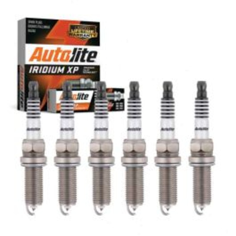 6 pc Autolite Iridium XP Spark Plug for 2013-2019 Nissan Pathfinder 3.5L V6