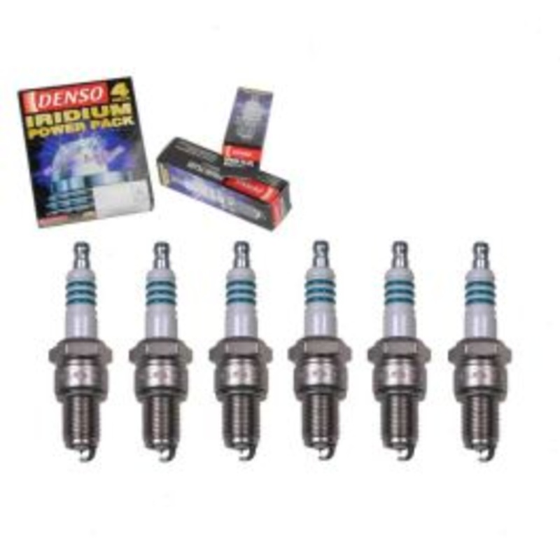 6 pc DENSO Iridium Power Spark Plugs for 1987-2000 Dodge Caravan 3.0L 3.3L 3.8L V6