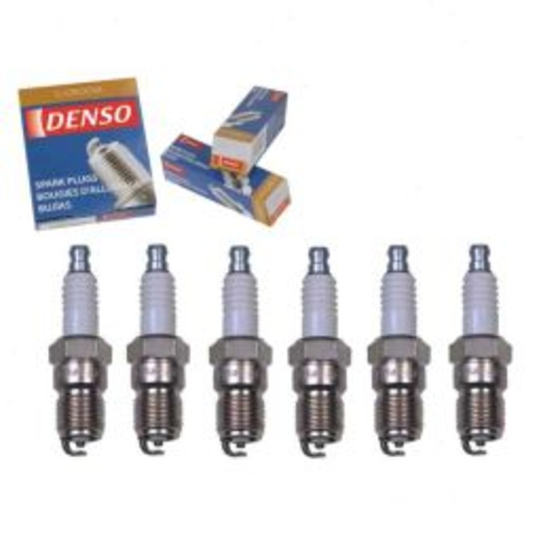 6 pc DENSO Standard U-Groove Spark Plugs for 1999-2013 GMC Sierra 1500 4.3L V6