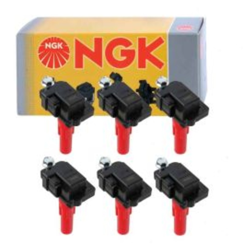 6 pc NGK Ignition Coils for 2008-2009 Subaru Tribeca 3.6L H6