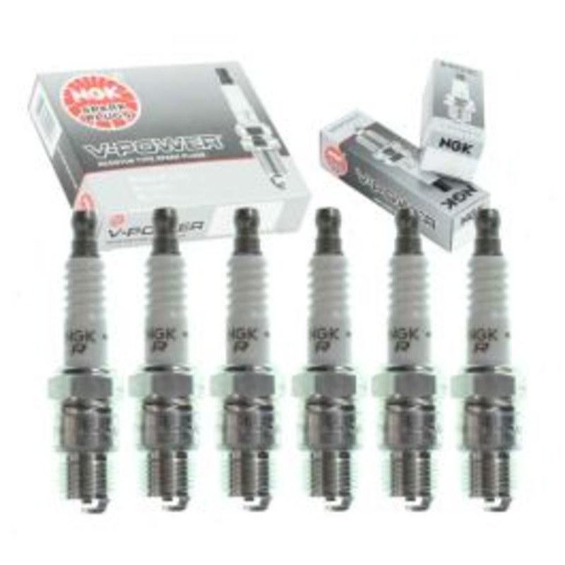 6 pc NGK V-Power Spark Plugs for 1970-1973 Chevrolet Bel Air 4.1L L6