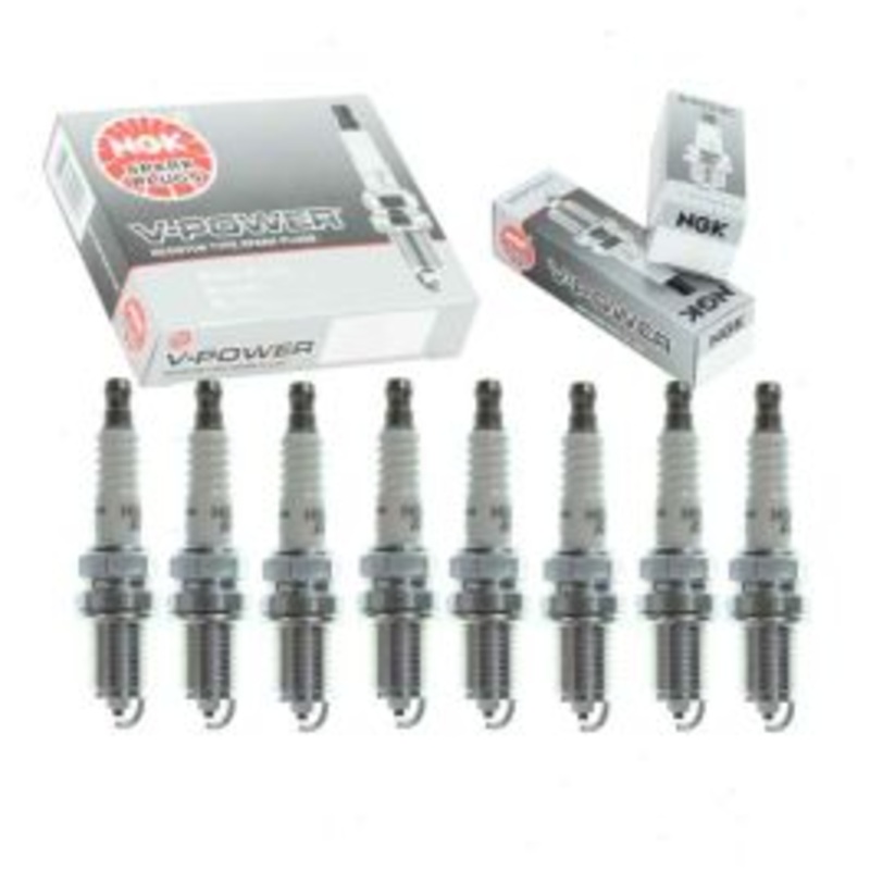 8 pc NGK V-Power Spark Plugs for 1993 Jeep Grand Wagoneer 5.2L V8