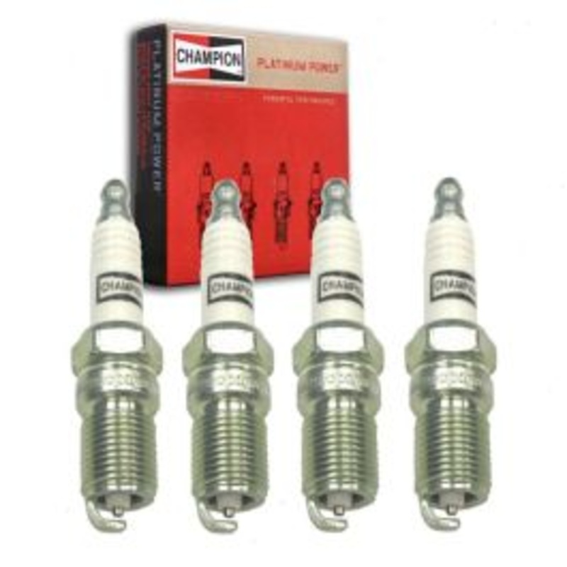4 pc Champion Platinum Spark Plugs for 1983-1985 Ford LTD 2.3L L4