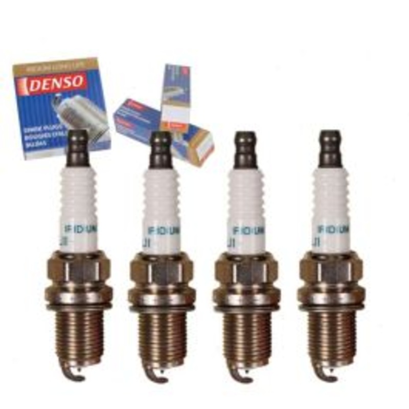 4 pc DENSO Iridium Long Life Spark Plugs for 2004-2008 Chevrolet Aveo 1.6L L4