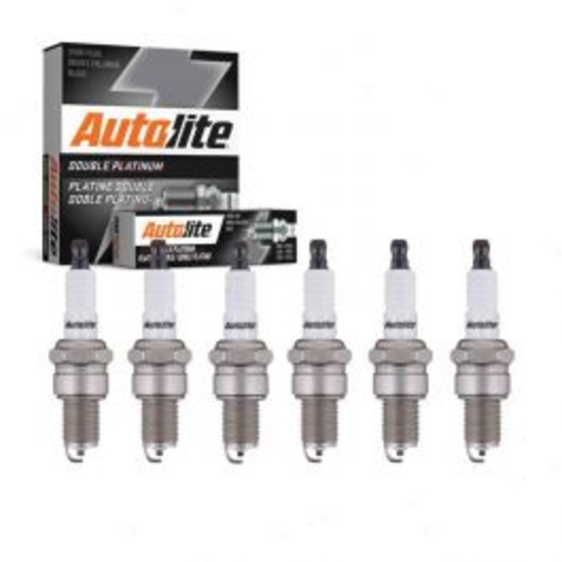 6 pc Autolite Double Platinum Spark Plug for 1975-1976 Mercedes-Benz 280C