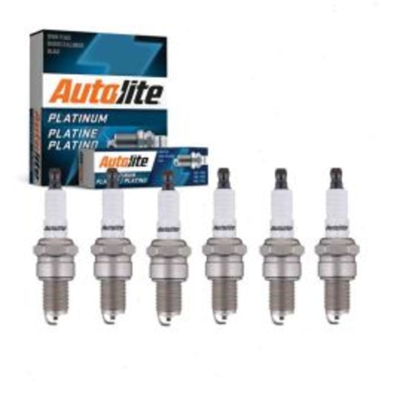 6 pc Autolite Platinum Spark Plug for 1955-1958 Checker A8
