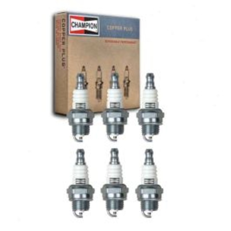 6 pc Champion Copper Plus 852 RCJ6Y Spark Plugs