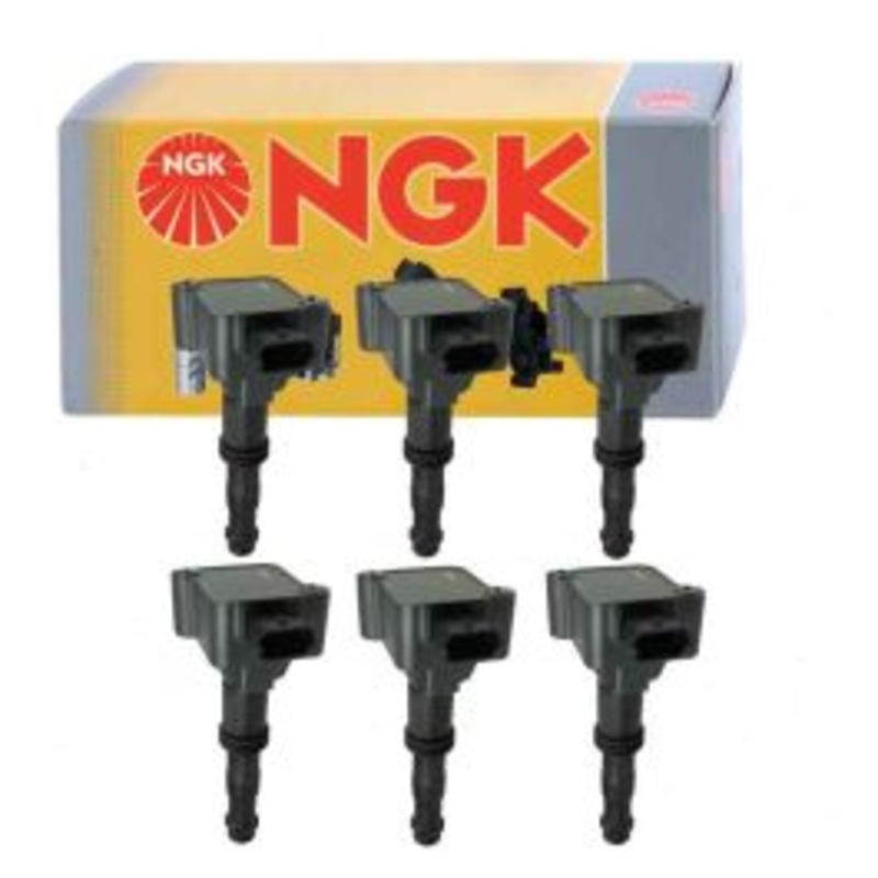 6 pc NGK Ignition Coils for 1997-2004 Porsche Boxster 2.5L 2.7L 3.2L H6