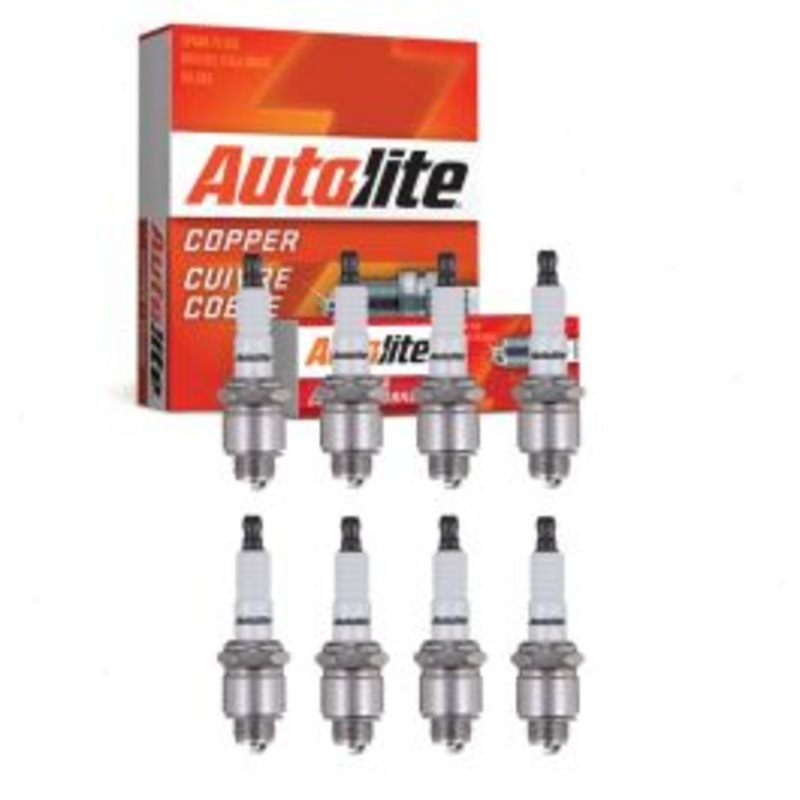 8 pc Autolite Copper Core Spark Plugs for 1939-1940 Pontiac Deluxe Series 28