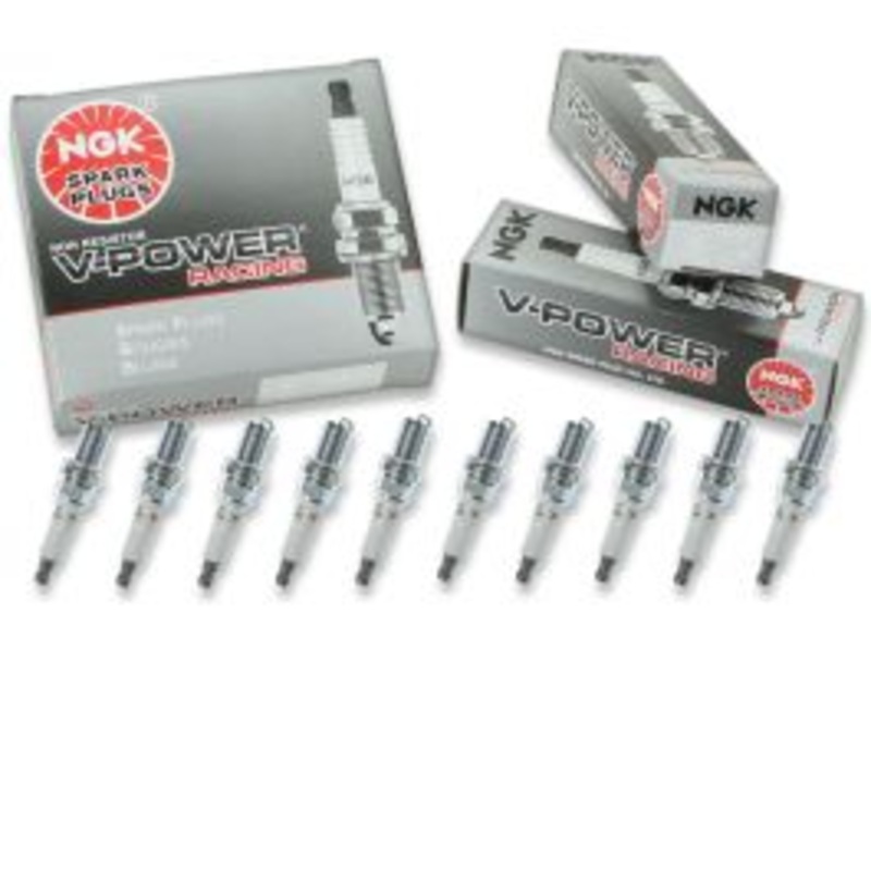 10 pc NGK V-Power Racing 5238 R5671A-9 Spark Plugs