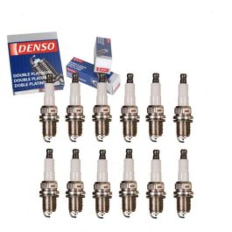 12 pc DENSO Double Platinum Spark Plugs for 2002-2004 Mercedes-Benz C32 AMG 3.2L V6