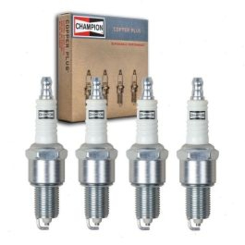 4 pc Champion Copper Plus Spark Plugs for 1984-1986 Renault Encore 1.4L L4