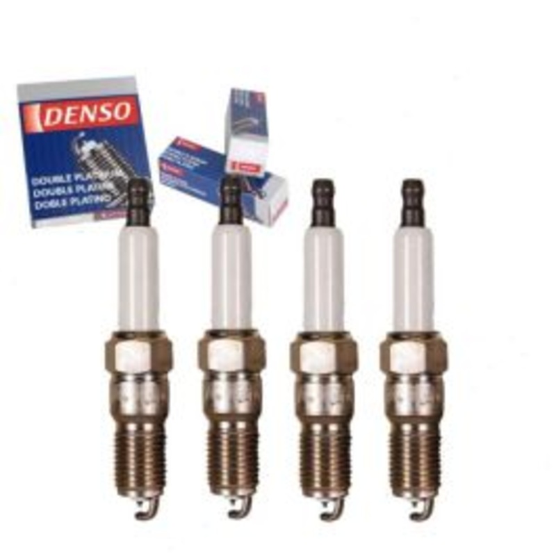 4 pc DENSO Double Platinum Spark Plugs for 1984-1994 Ford Tempo 2.3L L4