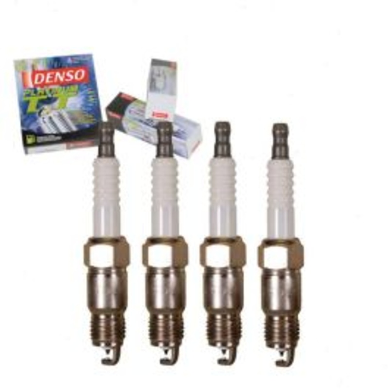 4 pc DENSO Platinum TT Spark Plugs for 1975-1979 Chevrolet Monza 2.3L 2.5L L4