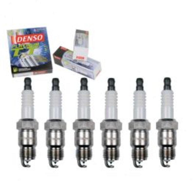 6 pc DENSO Platinum TT Spark Plugs for 1970-1974 Chevrolet K10 Pickup 4.1L L6