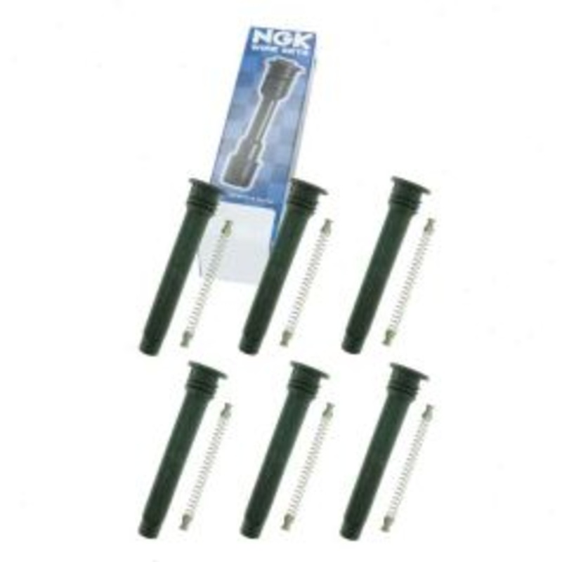 6 pc NGK Ignition Coil Boots for 2011-2014 Dodge Challenger 3.6L V6