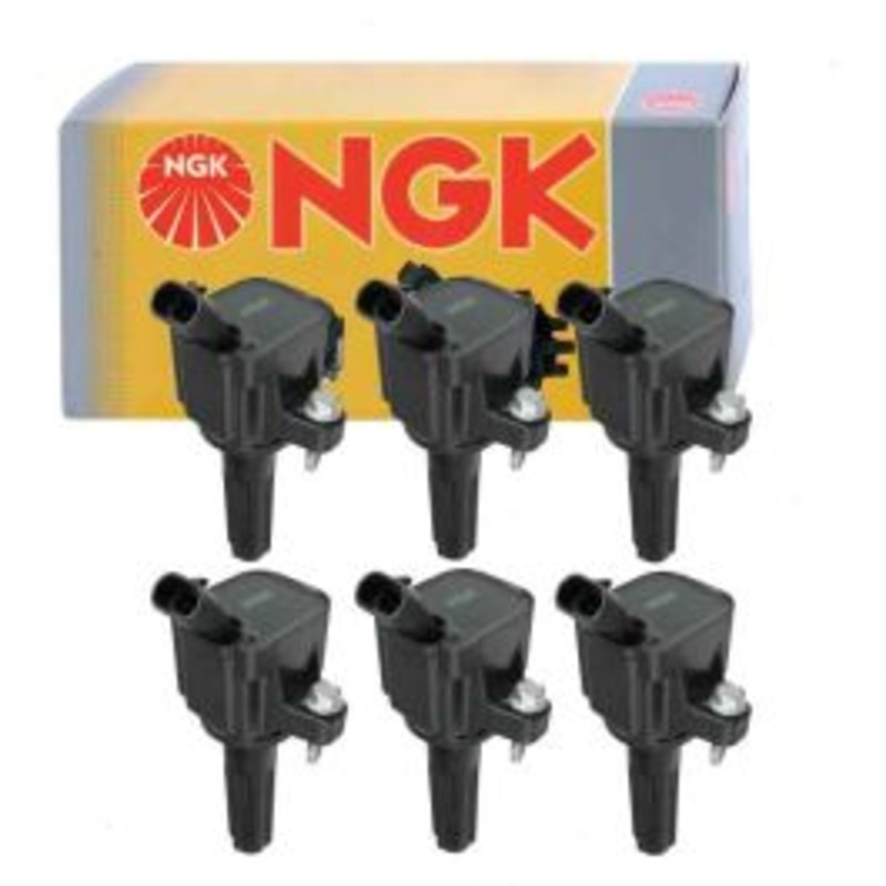 6 pc NGK Ignition Coils for 2006-2007 Buick Rainier 4.2L L6
