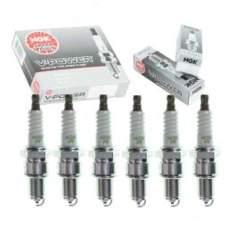 6 pc NGK V-Power Spark Plugs for 1972-1976 Toyota Mark II 2.3L 2.6L L6