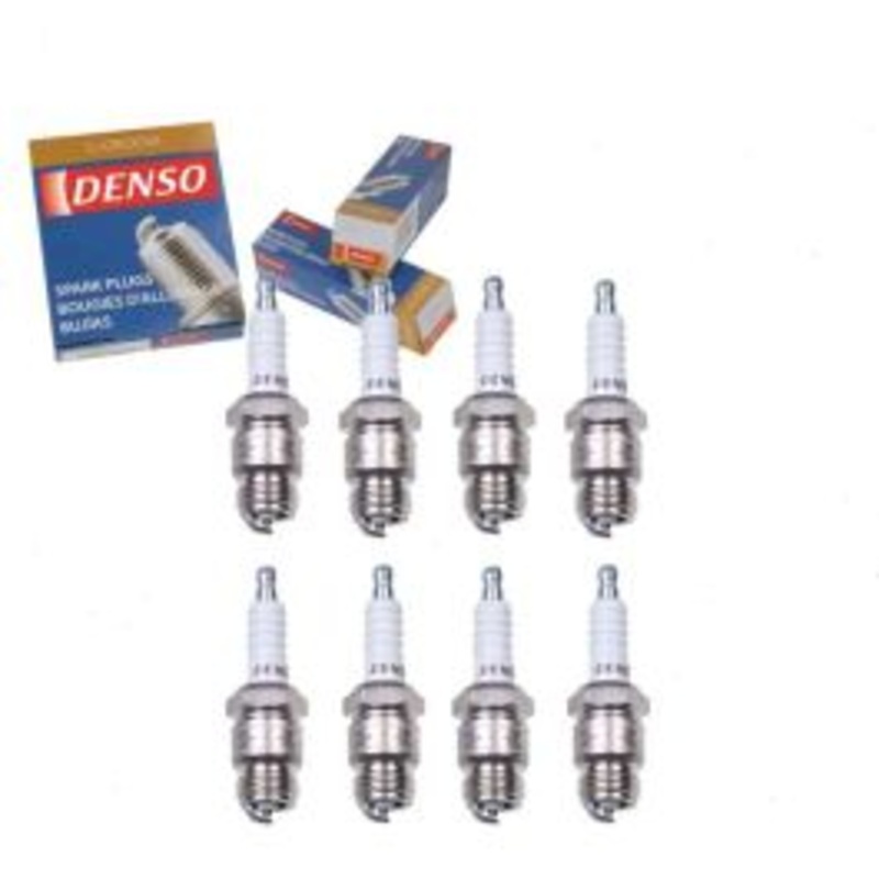 8 pc DENSO Standard U-Groove Spark Plugs for 1965-1966 Mercury Breezeway 7.0L V8