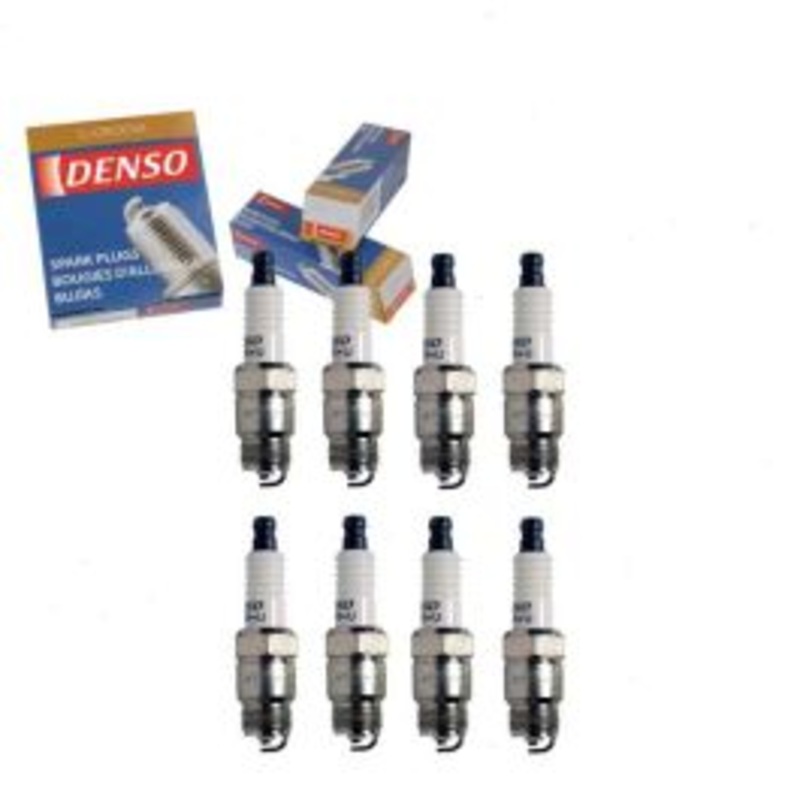 8 pc DENSO Standard U-Groove Spark Plugs for 1969-1971 Jeep J-2500 5.7L V8