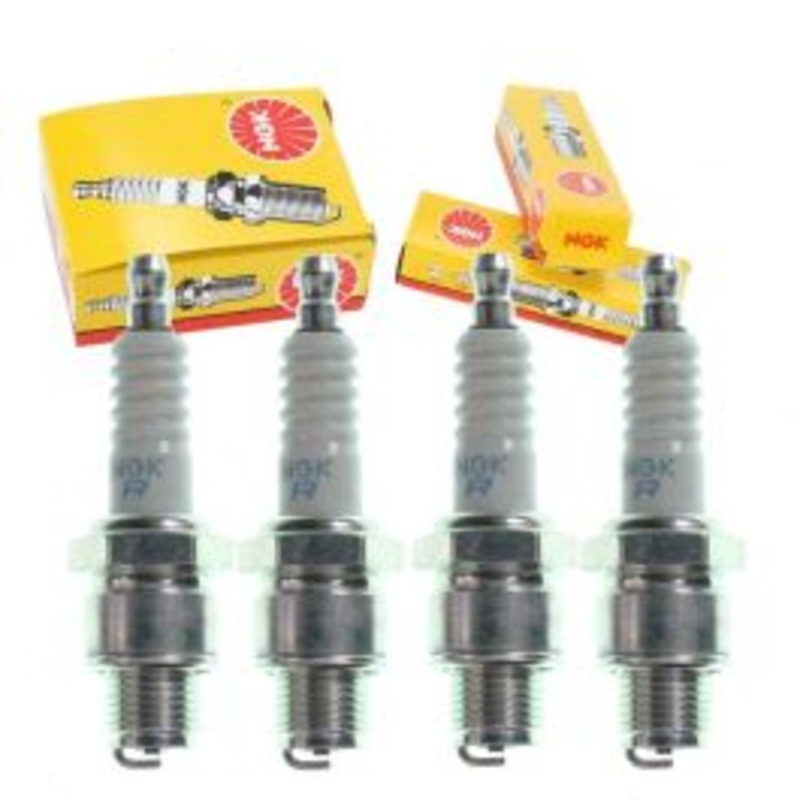 4 pc NGK Standard Spark Plugs for 1966-1973 Volkswagen Squareback 1.6L H4