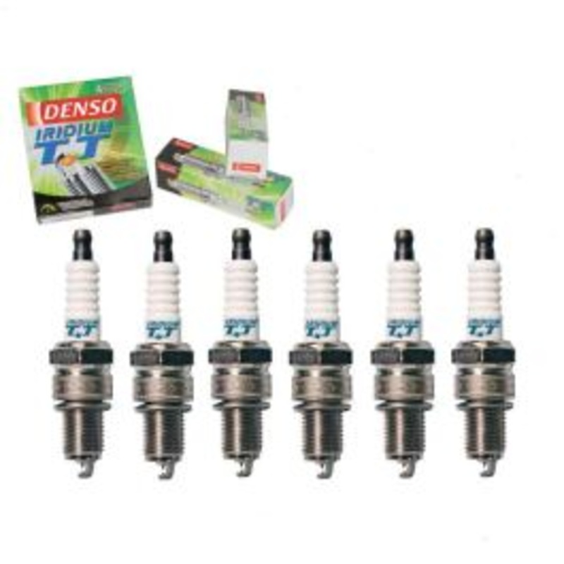 6 pc DENSO Iridium TT Spark Plugs for 1988-1991 Dodge D150 3.9L V6