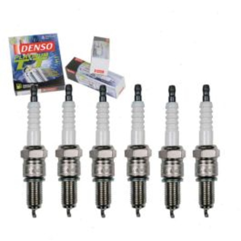 6 pc DENSO Platinum TT Spark Plugs for 1981-1986 Alfa Romeo GTV-6 2.5L V6