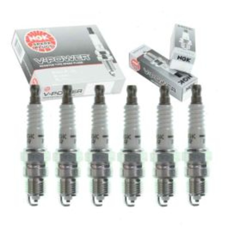 6 pc NGK V-Power Spark Plugs for 1988-1995 Chevrolet C2500 4.3L V6