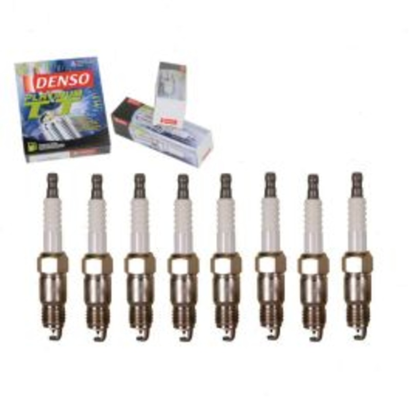8 pc DENSO Platinum TT Spark Plugs for 1989-1991 Chevrolet V1500 Suburban 5.7L V8