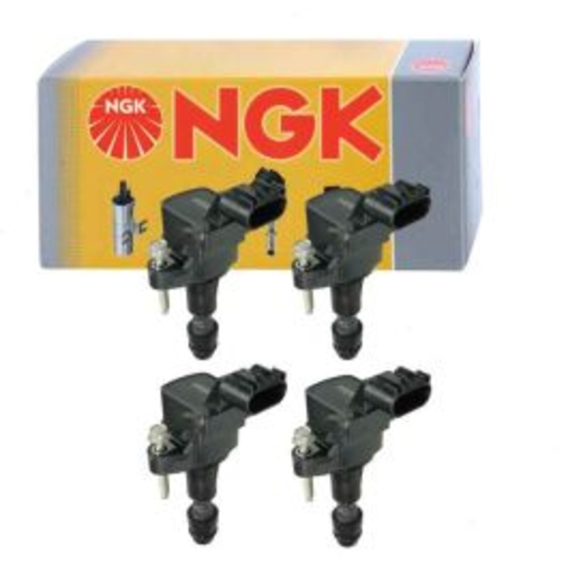 4 pc NGK Ignition Coils for 2007-2010 Saturn Sky 2.0L 2.4L L4