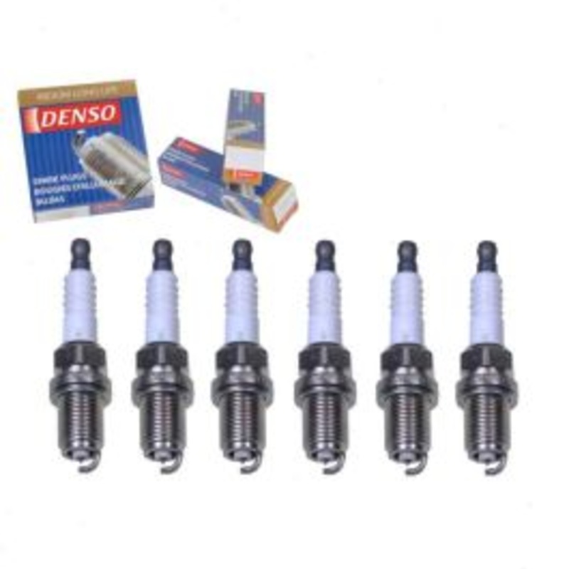 6 pc DENSO Iridium Long Life Spark Plugs for 2001-2003 Isuzu Rodeo Sport 3.2L V6