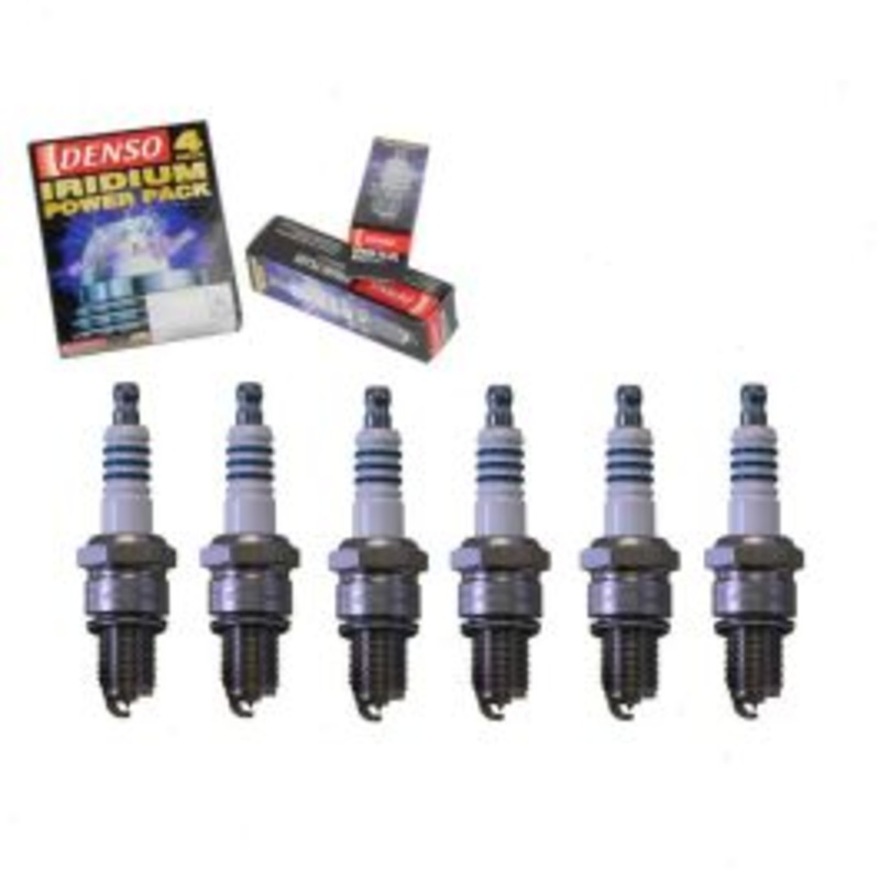 6 pc DENSO Iridium Power Spark Plugs for 1989-1990 Maserati 430i 2.8L V6
