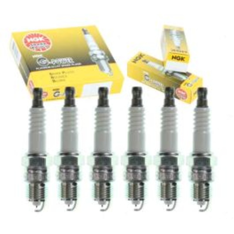 6 pc NGK G-Power Spark Plugs for 1986 Jeep Comanche 2.8L V6