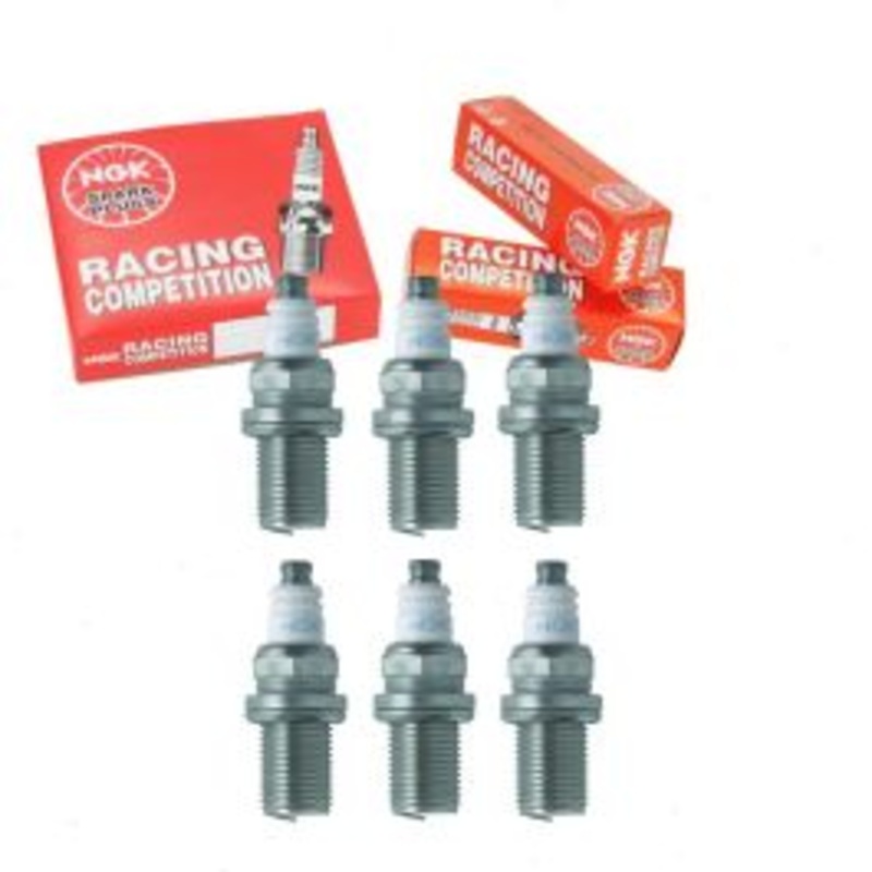 6 pc NGK Racing 2000 R7282-10 Spark Plugs
