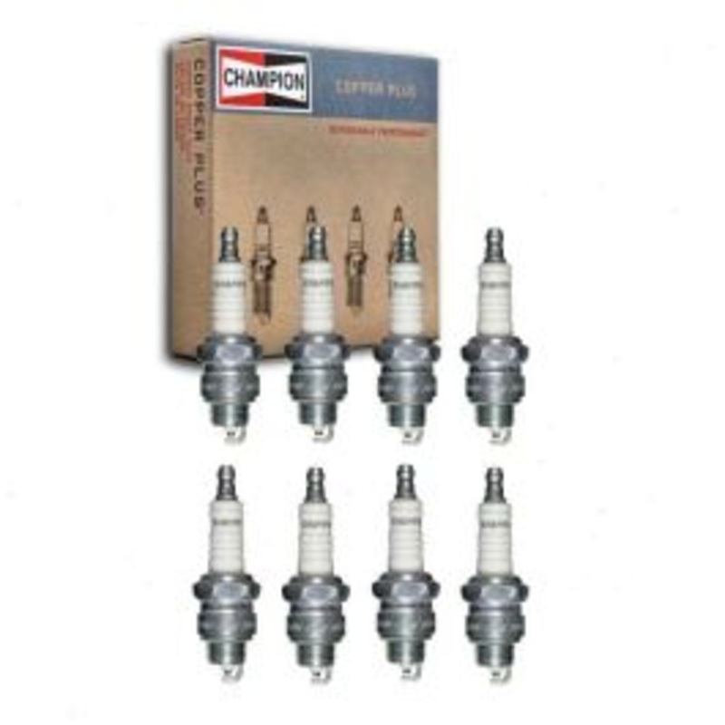 8 pc Champion Copper Plus Spark Plugs for 1966-1971 Fargo D210 Pickup 5.2L 6.3L V8