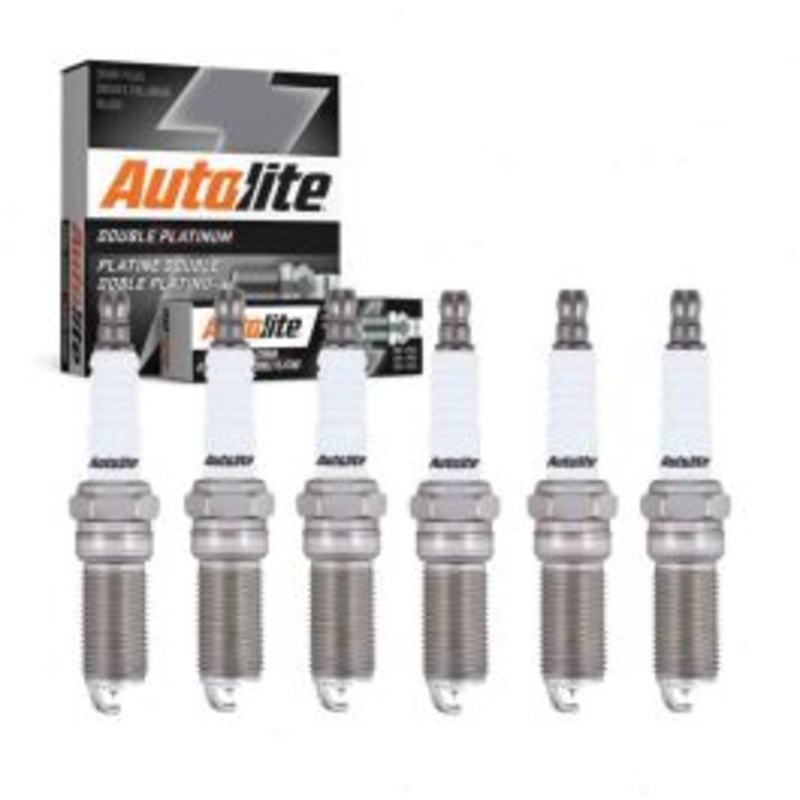 6 pc Autolite Double Platinum Spark Plug for 2010-2019 Ford Flex