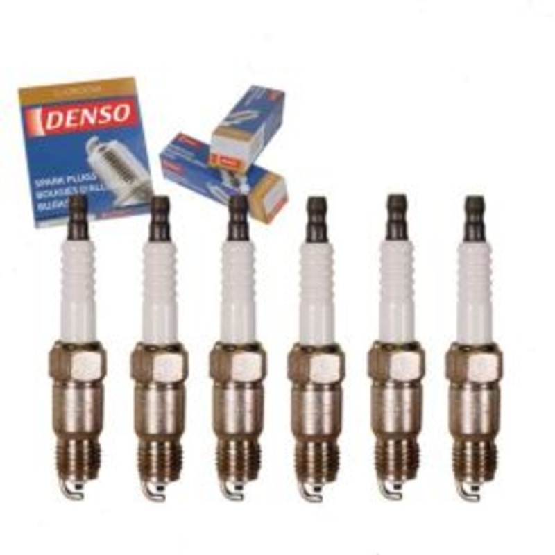 6 pc DENSO Standard U-Groove Spark Plugs for 1985 Chevrolet C10 4.3L V6