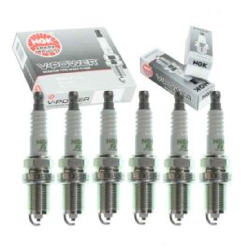 6 pc NGK V-Power Spark Plugs for 1999-2001 Isuzu VehiCROSS 3.5L V6