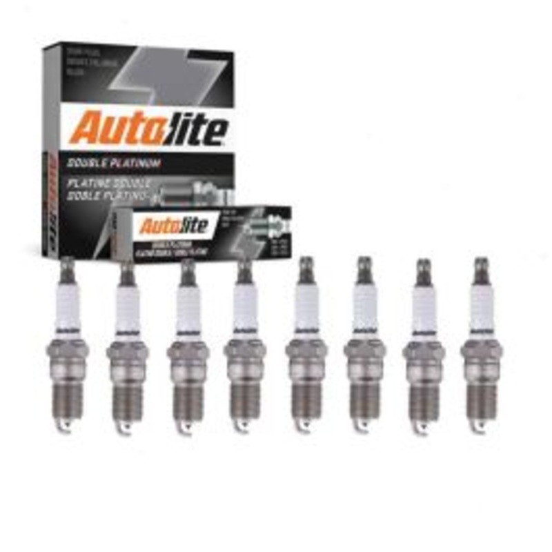 8 pc Autolite Double Platinum Spark Plug for 2001-2002 GMC Savana 3500