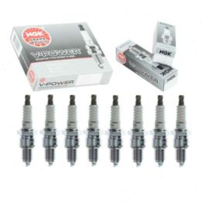 8 pc NGK V-Power Spark Plugs for 1972-1981 Jeep CJ5 5.0L V8
