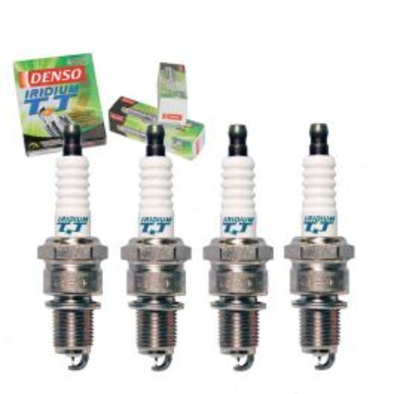 4 pc DENSO Iridium TT Spark Plugs for 1971-1973 Saab 96 1.7L V4