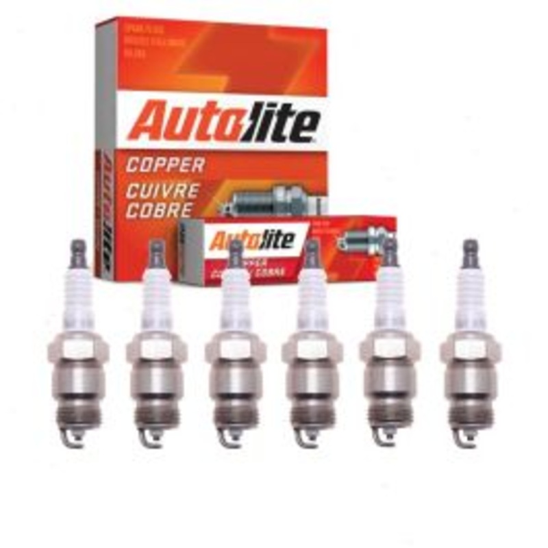6 pc Autolite Copper Core Spark Plugs for 1965-1967 Ford Econoline 3.9L L6