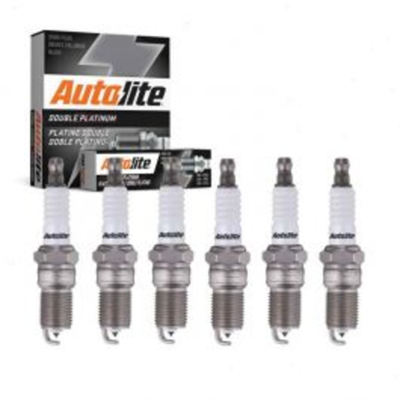 6 pc Autolite Double Platinum Spark Plug for 1987-1988 Oldsmobile Cutlass