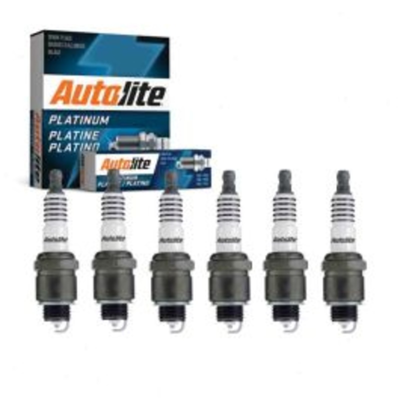 6 pc Autolite Platinum Spark Plug for 1957-1958 International A112 3.9L 4.3L