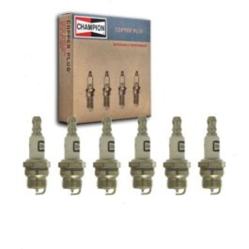 6 pc Champion Copper Plus 851C DJ6J Spark Plugs