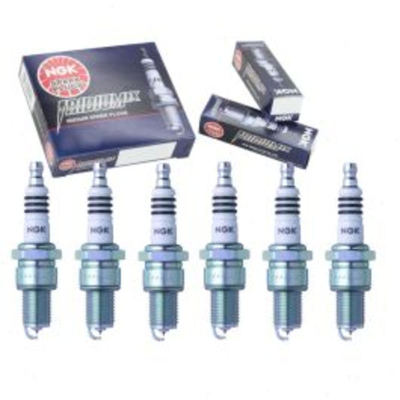 6 pc NGK Iridium IX Spark Plugs for 1972 Jeep Commando 3.8L L6