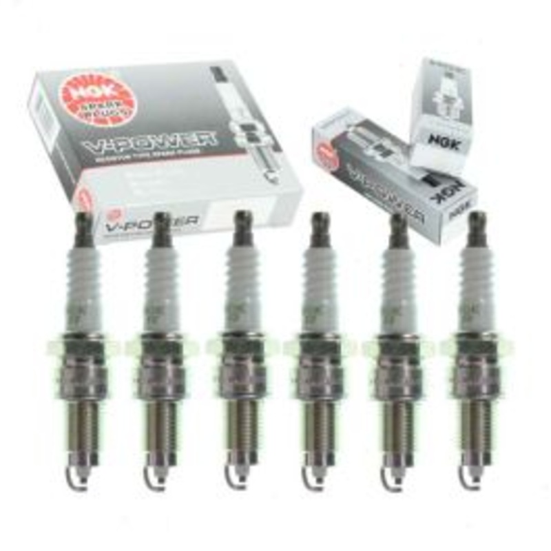 6 pc NGK V-Power Spark Plugs for 1978-1980 Jeep CJ5 3.8L 4.2L L6