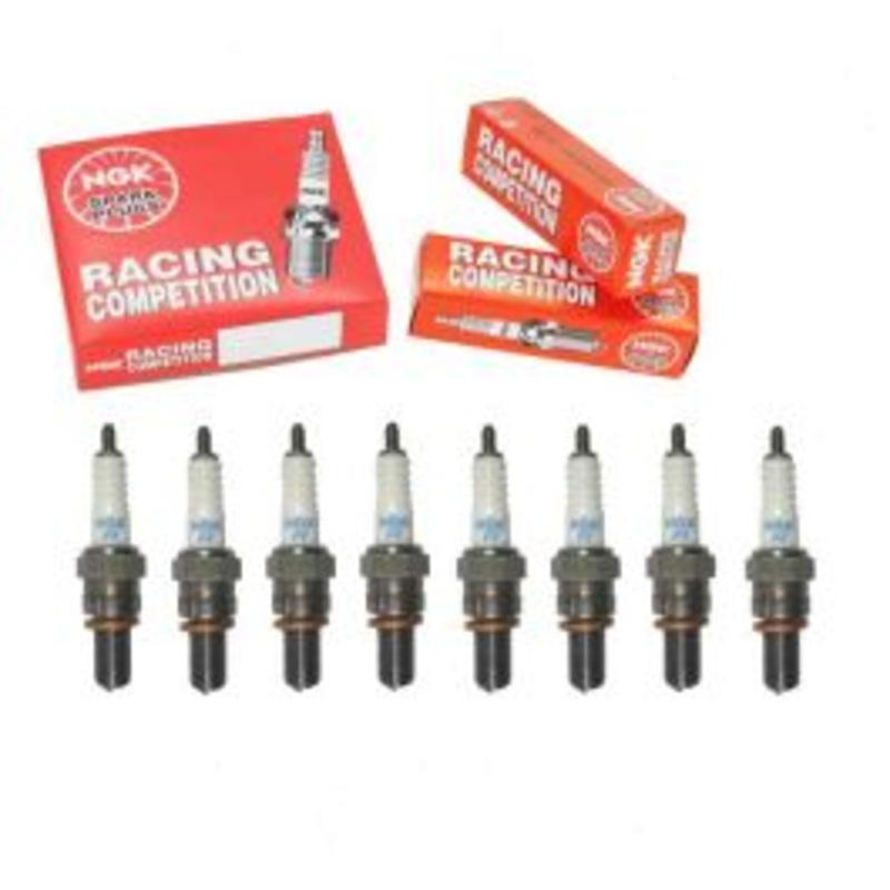 8 pc NGK Racing 4940 R0373A-10 Spark Plugs