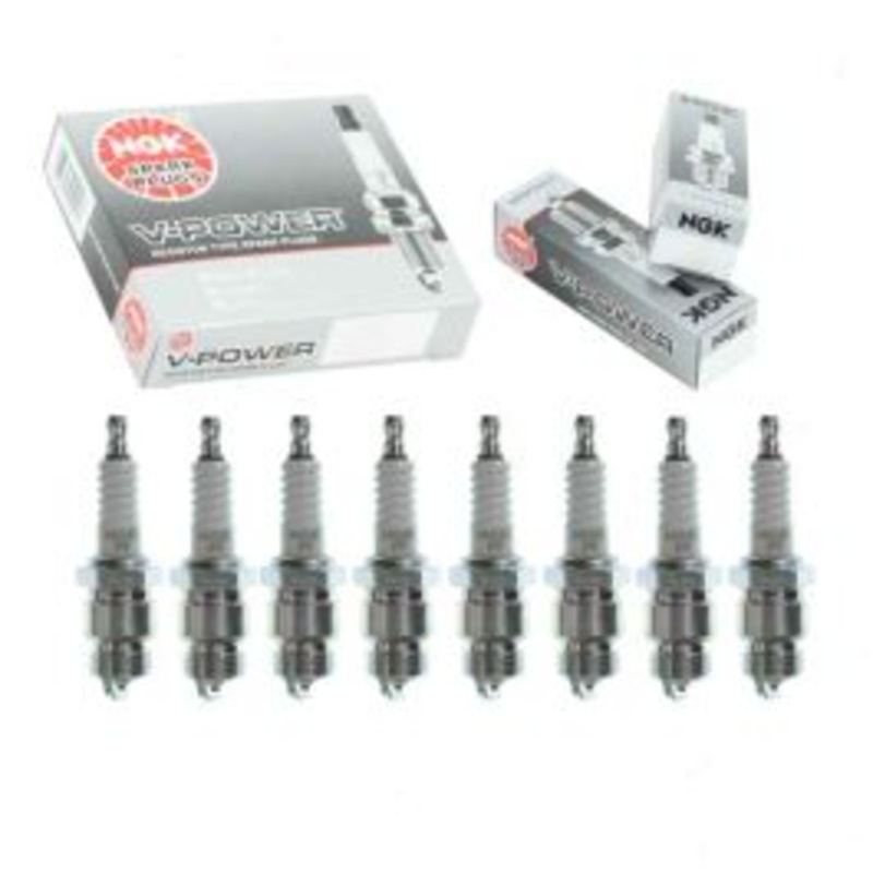 8 pc NGK V-Power Spark Plugs for 1968-1974 Ford Torino 4.7L 5.0L 5.8L 6.4L 7.0L V8